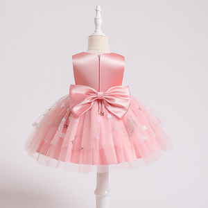 Robe d'été pour bébé fille, style A-line, nouvelle collection 2022, champagne, vintage, paillettes, robe de fête pour bébé - Product Image 3