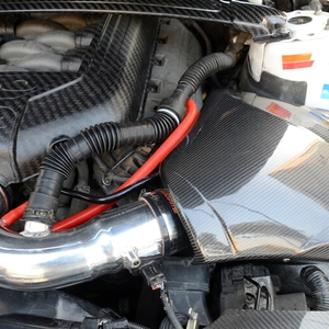 Kit d'admission d'air froid en fibre de carbone EDDYSTAR pour Ford Mustang GT 5.0L V8 Coyote 2011-2014, BR3Z9600C - Product Image 4