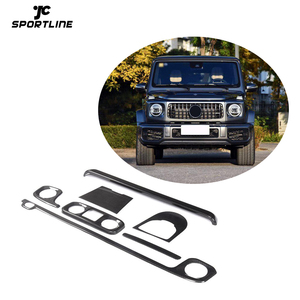 Panneau de tableau de bord en Fiber de carbone sèche-Autoclave de haute qualité, garnitures intérieures pour Mercedes Benz classe G G500 G550 <span class=keywords><strong>G55</strong></span> G63 AMG 2019 - Product Image 1