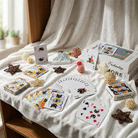 Jeu de cartes personnalisé de luxe avec logo imprimé, pour couple, famille et jeux de société pour adultes, éducatif