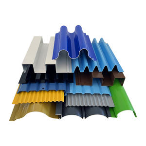 पूर्व चित्रित एल्यूमीनियम मिश्र धातु नालीदार शीट एल्यूमीनियम 4 फीट x 8 फीट चादरें नालीदार दीवार क्लैडिंग शीट - Product Image 1