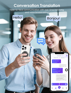 Soporte Magnético De Teléfono Movil Asistente De Interpretacion Simultanea Traduccion De un <span class=keywords><strong>Clic</strong></span> Traductores Inteligentes - Product Image 5