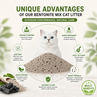 Sable de litière pour chat en forme de boule écologique, emballage personnalisé, expédition rapide par voie maritime, pour distributeurs transfrontaliers d'articles pour animaux de compagnie, directement de l'usine