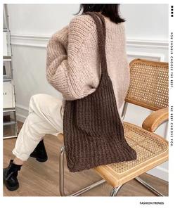 <span class=keywords><strong>2023</strong></span> Hobo <span class=keywords><strong>Crochet</strong></span> <span class=keywords><strong>sac</strong></span> pour femmes grande capacité <span class=keywords><strong>sac</strong></span> fourre-tout femmes à la mode tricoté <span class=keywords><strong>sac</strong></span> à provisions pour les filles - Product Image 2