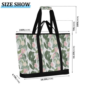 Fashion Hawaii Style Large Capacity Lunch Cooler Bags Portable Waterproof Insulated Thermal Picnic Bag - Product Image 3