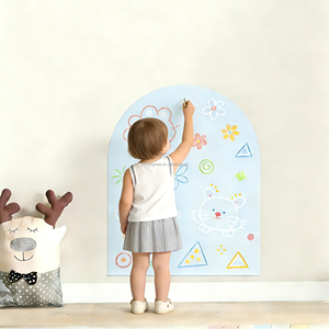 Autocollant magnétique en promotion certifié EN71, <span class=keywords><strong>tableau</strong></span> effaçable mural pour enfants avec colle amovible - Product Image 6