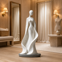 Sculpture moderne abstraite de danseuse en marbre. Articles décoratifs pour la décoration de la maison. Convient aux sols et aux halls d'entrée.