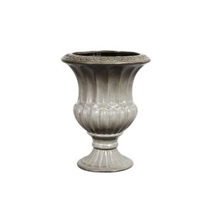 Art Deco Retro Wine Cup Vase Unique Color Ceramic Tabletop for Modern Home Decor and Flower Arrangement