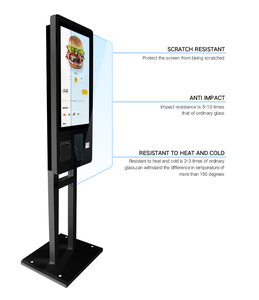 Terminal de Pedidos Autoservicio de 23.6, 27 y 32 Pulgadas para <span class=keywords><strong>McDonald</strong></span>'<span class=keywords><strong>s</strong></span>, Kiosco de Pared con Escáner de Código QR para Pagos, Kiosco de Pedidos Automatizado para Restaurantes - Product Image 6