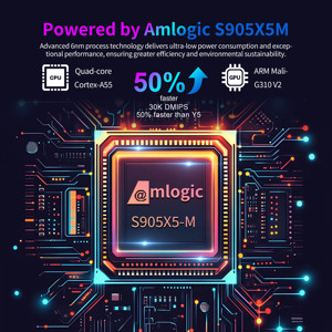 Boîtier TV Android 14.0 X96 M300 Amlogic S905X5M de qualité supérieure 2026, puissant, 8K, avec Bluetooth, streaming 4K*2K UHD et lecture multimédia Ultra <span class=keywords><strong>HD</strong></span> - Product Image 3