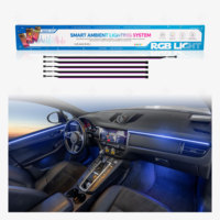 Lumière ambiante intérieure de voiture K3X, modes de couleur dynamiques, fonction capteur de musique, ODM