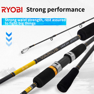 Caña de Pescar Ryobi Varius 3.5M Ligera para Pesca en Mar y Embarcaciones, 150-300g, Agua Salada, Acción Media Lenta, Guías SIC - Product Image 2