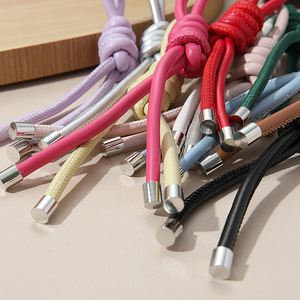 Cordón de color liso simple de PU, cuerda trenzada hecha a mano DIY, correa para colgar el teléfono en la bolsa - Product Image 6