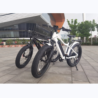 Vélo de montagne électrique à batterie lithium haute capacité 48V, pneus larges de 26 pouces, 7 vitesses, personnalisable, tout-terrain, vélo de banlieue électrique