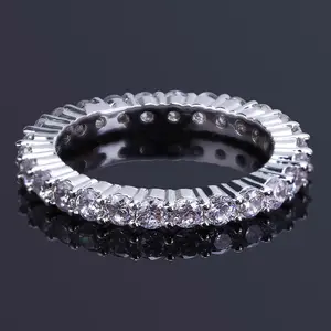 European and American fashion deformation ring Women Cute Sweet And Romantic 2mm Ring fine ware crystal 7,8,9,10 Sizes ring