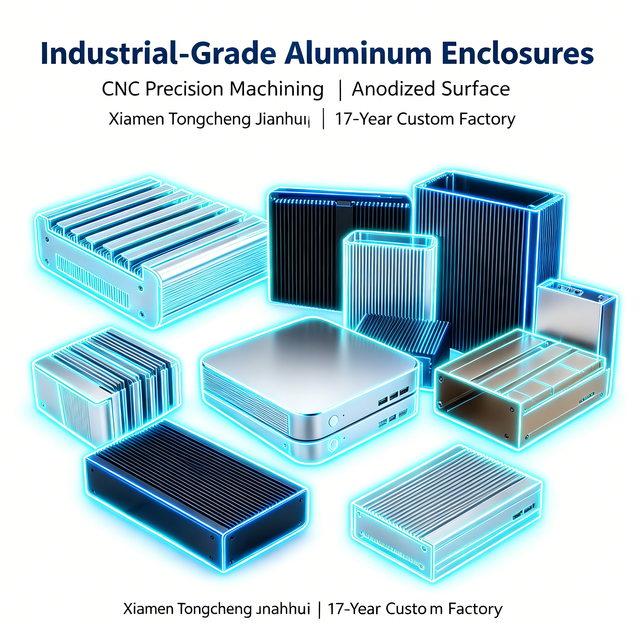 Factory Custom OEM Design Industrial Wall Mount Extrusion Aluminum Enclosure PCB Heat Sink Box Housing for Electronic Device