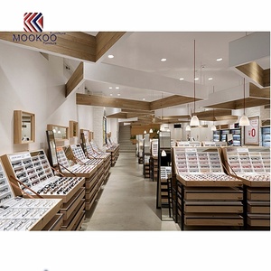 Étagère d'exposition en bois pour lunettes de vue, pour vitrine, design pour magasin d'optique - Product Image 5