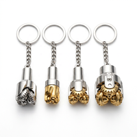 Porte-clés personnalisable en alliage de zinc poli en forme de muscle car old school, porte-clés promotionnel pour club de voitures classiques