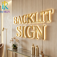 Enseigne LED rétroéclairée 3D personnalisée pour extérieur, lettres LED sur mesure pour barbier, enseigne lumineuse LED pour devanture de magasin et entreprises
