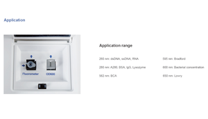 Спектрофотометр Nano-500 микрообъема для анализов ДНК, белка RNA с функцией OD600 - Product Image 3