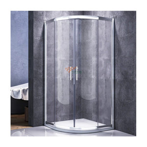 Tiêu chuẩn cabina de ducha hoàn thành 100x100cm cắm trại freestanding vuông tráng kính <span class=keywords><strong>4</strong></span> mặt vách tắm - Product Image 3