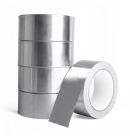 Ruban adhésif en aluminium argenté activé par l'eau, résistant à la chaleur, pour décorations, fleuristes et applications de rubans satinés
