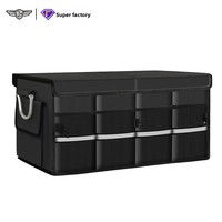 Boîte de rangement pliable multifonctionnelle pour coffre de voiture en tissu Oxford, fabriquée en Chine