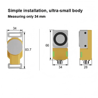 Interrupteur de sécurité pour porte avec indicateur LED, conception magnétique, 24VDC, usage industriel, pour éviter l'entrée accidentelle du personnel