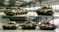 Maquette de char gonflable grandeur nature 1:1 T54 T55, char simulé gonflable équipé d'un module de chauffage infrarouge