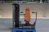 Presse pectorale assise réglable, machine de musculation professionnelle, entraîneur de jambes en acier, équipement de fitness commercial pour salle de sport