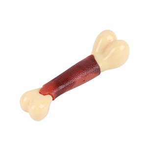 <strong>Dog</strong> <strong>Bones</strong> for Aggressive Chewers Large Breed Hard <strong>Nylon</strong> Beef Flavored Chew Toy Durable Indestructible for Puppy Teething - Product Image 1