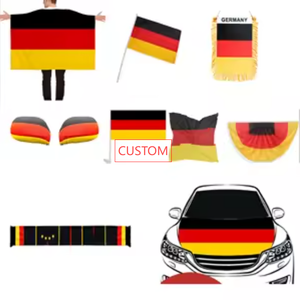 Vente en gros d'usine : Drapeaux allemands de tous styles, drapeau <span class=keywords><strong>Allemagne</strong></span> 3x5ft, couvre-capot de voiture, couvre-rétroviseur de voiture, personnalisé pour les matchs de football sportifs - Product Image 1