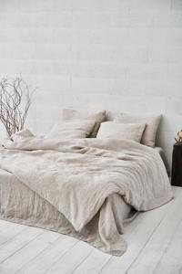 Wholesale Customizable <strong>Neutral</strong> Color Linen <strong>Bedding</strong> <strong>Set</strong>, Solid Color Plain Luxury Hotel Style Sheets Bulk Supply - Product Image 5