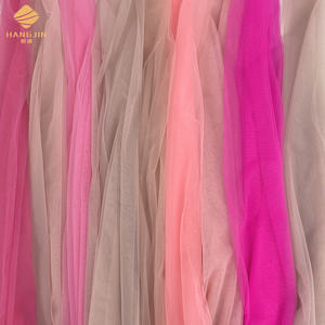 Tela de tul de ilusión de nailon 100%, malla de color rosa para vestido de tutú, falda para niños, venta al por mayor - Product Image 4