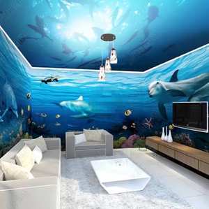 Carta da parati del mondo 3d della parete adesiva dell'oceano sognante - Product Image 3