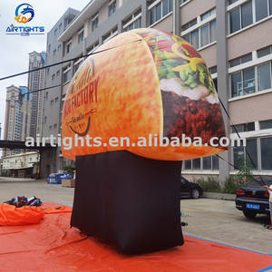 Ballon de taco gonflable de la publicité géante élevée de la coutume 15ft pour le magasin de restauration rapide - Product Image 2