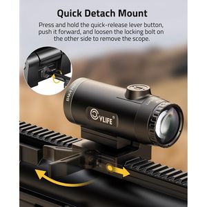 Cvlife Loupe à point rouge 5X avec objectif de 32 mm et accessoire de montage - Product Image 6