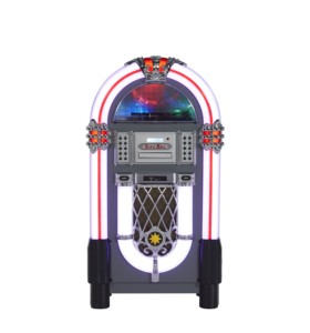 <span class=keywords><strong>Jukebox</strong></span> de station de musique pour la maison et le bar <span class=keywords><strong>avec</strong></span> tourne-disque vinyle CDBTUSB SD LED RGB Light pour l'électronique grand public - Product Image 1