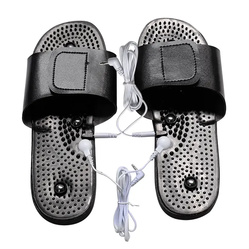 중국 마사지 슬리퍼 지압 통기성 EVA 3.5mm 스냅 반사 요법 발 마사지 신발 10 대 기계