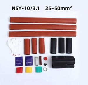 NSY WSY JSY kit terminasi kabel panas menyusut 10KV dalam ruangan/luar ruangan <span class=keywords><strong>3</strong></span>-Core terhubung silang jaket Polyethylene FEP sambungan Tengah - Product Image 2
