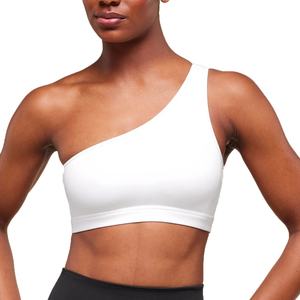 Soutiens-gorge de sport à une épaule, haute qualité, prix bas, fabricant et grossiste de hauts de yoga, soutiens-gorge de sport de yoga grande taille, soutiens-gorge de sport pour femmes - Product Image 4