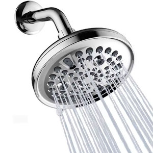 Bathroom <b>Accessories</b> Chrome 9 Functions Easy Clean Fixed <b>Shower</b> head Water Purifier Filter Bath Rainfall <b>Shower</b> Head - Product Image 1