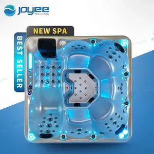 JOYEE Eropa Harga Murah Baru Bak Spa Pusaran Air Luar Ruangan Spa Bak Mandi Air Panas Taman Jakuzi Fungsi Hidro Pijat Pusaran Air Bak Spa