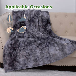 Gecertificeerde 3 Verwarmingsniveaus Zachte Elektrische Deken Van Konijnenbont - Product Image 3