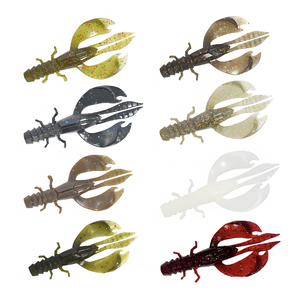 Nhựa mềm Mồi Câu Cá Nhà máy cung cấp 88mm 6.3g Silicone craws Tôm mềm lure PVC chất liệu chuồn chuồn ấu trùng Mồi Câu Cá - Product Image 1