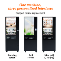 Distributeur automatique de café intelligent entièrement automatique avec système de gestion du cloud pour les entreprises