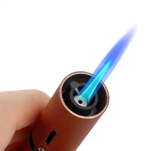 KY nouveau Jet <span class=keywords><strong>Butane</strong></span> bougie briquet métal gaz cuisine Turbo coupe-vent <span class=keywords><strong>tuyau</strong></span> briquet allume-cigare torche - Product Image 3