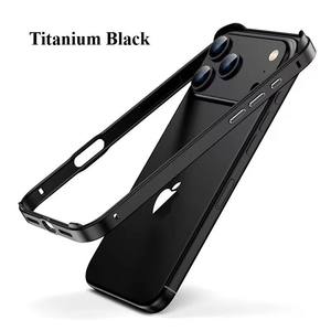 Coque de téléphone en métal aluminium pour iPhone 17 Pro Max 16 15 14, protection antichoc, cadre métallique, <span class=keywords><strong>dos</strong></span> ouvert, dissipation rapide de la chaleur - Product Image 3