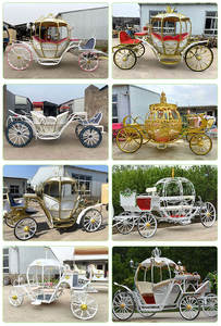 Carruaje Real Tirado por Caballos, Estilo Verano Victoria, Rickshaw Clásico, Carruaje Retro, Carretas de Caballos en Venta en Europa - Product Image 6