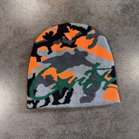 Gorro Rasta de Punto Jacquard con Bordado 3D para Adultos, Estilo Hip-Hop, Invierno, Esquí, Cálido, Impresión Digital